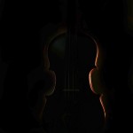 sulheta violino contraluz